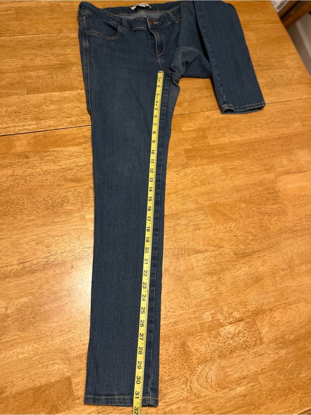 Forever 21 Dark Wash Skinny Jeans Size 29 - Picture 5 of 7